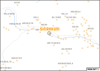 map of Sīnah Hūnī