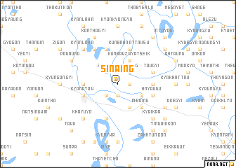 map of Sinaing