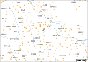 map of Sinaj