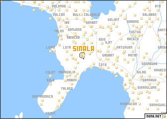 map of Sinala