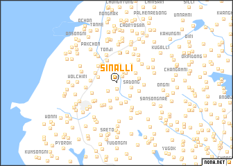 map of Sinal-li