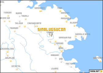 map of Sinalugsucon