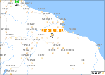 map of Sinambila 1