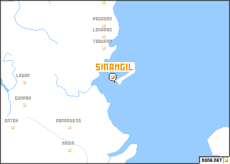 map of Sinamgil