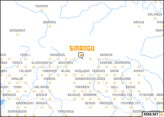 map of Sinangu