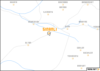 map of Sinanlı