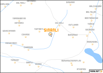 map of Sinanlı
