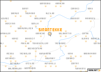 map of Sinantekke