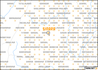 map of Sināra