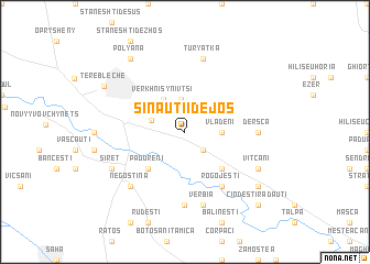 map of Sinăuţii de Jos