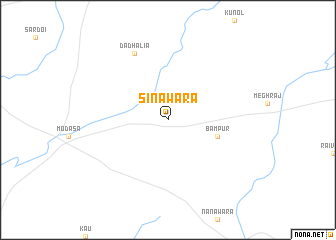 map of Sināwāra