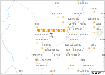 map of Sinawongourou