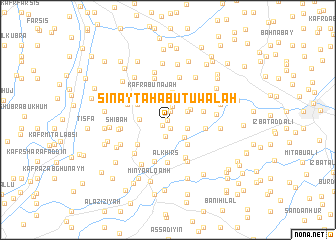 map of Sinayţah Abū Ţuwālah