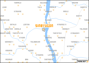 map of Sinbyugon