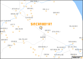 map of Sincanboyat