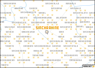 map of Sinchã Ahiné