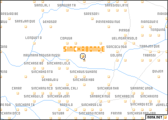 map of Sinchã Bondè