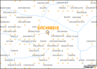 map of Sinchã Boxê