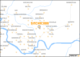 map of Sinchã Caba