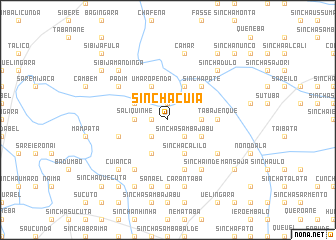 map of Sinchã Cuia