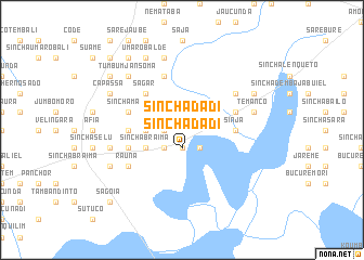 map of Sinchã Dâdi