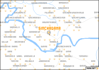 map of Sinchã Damã