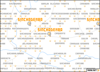 map of Sinchã Demba