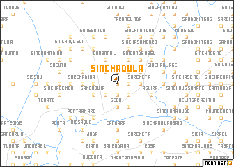 map of Sinchã Dulá