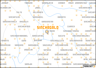 map of Sinchã Galo