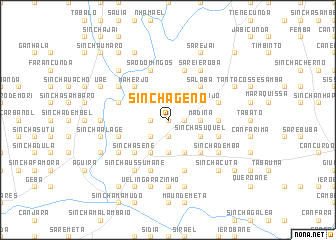 map of Sinchã Geno