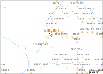 map of Sin Chải