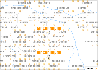 map of Sinchã Malam
