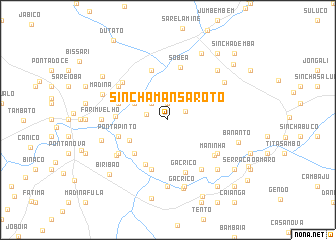 map of Sinchã Mansaroto