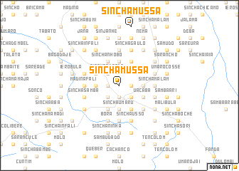 map of Sinchã Mussa