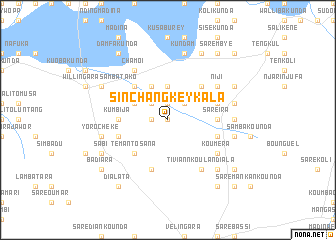map of Sinchang Keykala