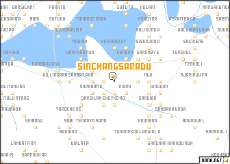 map of Sinchang Saradu