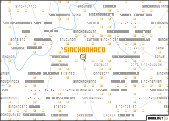 map of Sinchã Nhaco