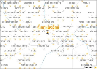 map of Sinchã Sabo