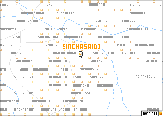 map of Sinchã Saído