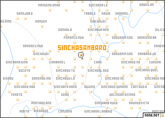 map of Sinchã Sambaro