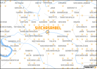 map of Sinchã Sambel