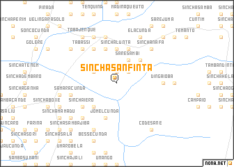 map of Sinchã Sanfinta