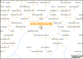 map of Sinchã Seidibè