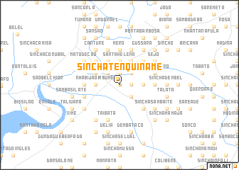 map of Sinchã Tenquiname