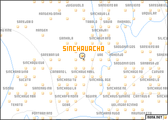 map of Sinchã Uachò