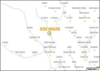 map of Sinchaung
