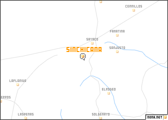 map of Sinchi Caña