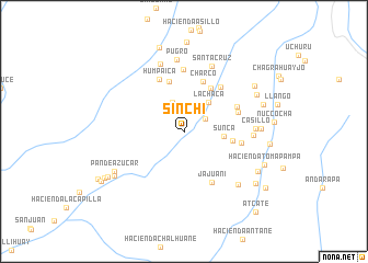 map of Sinchi