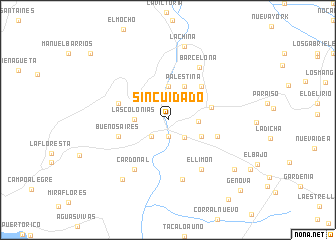 map of Sin Cuidado