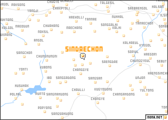 map of Sindae-ch\